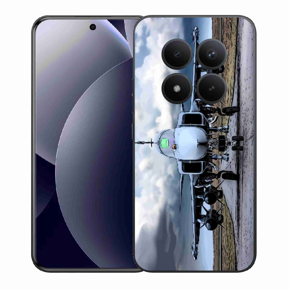 Gél borítás mmCase a Xiaomi Redmi Note 15 Pro+ 5G/Xiaomi Poco M8 Pro 5G - katonai repülőgéphez