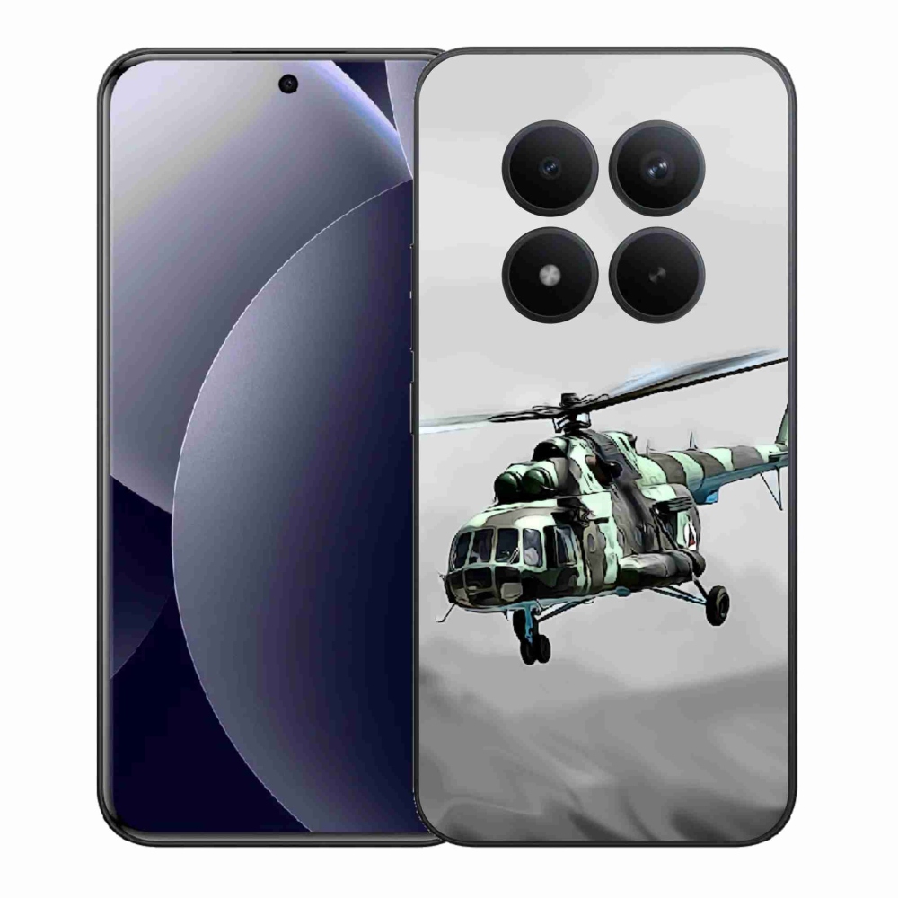 Gél borítás mmCase a Xiaomi Redmi Note 15 Pro+ 5G/Xiaomi Poco M8 Pro 5G - katonai helikopterhez