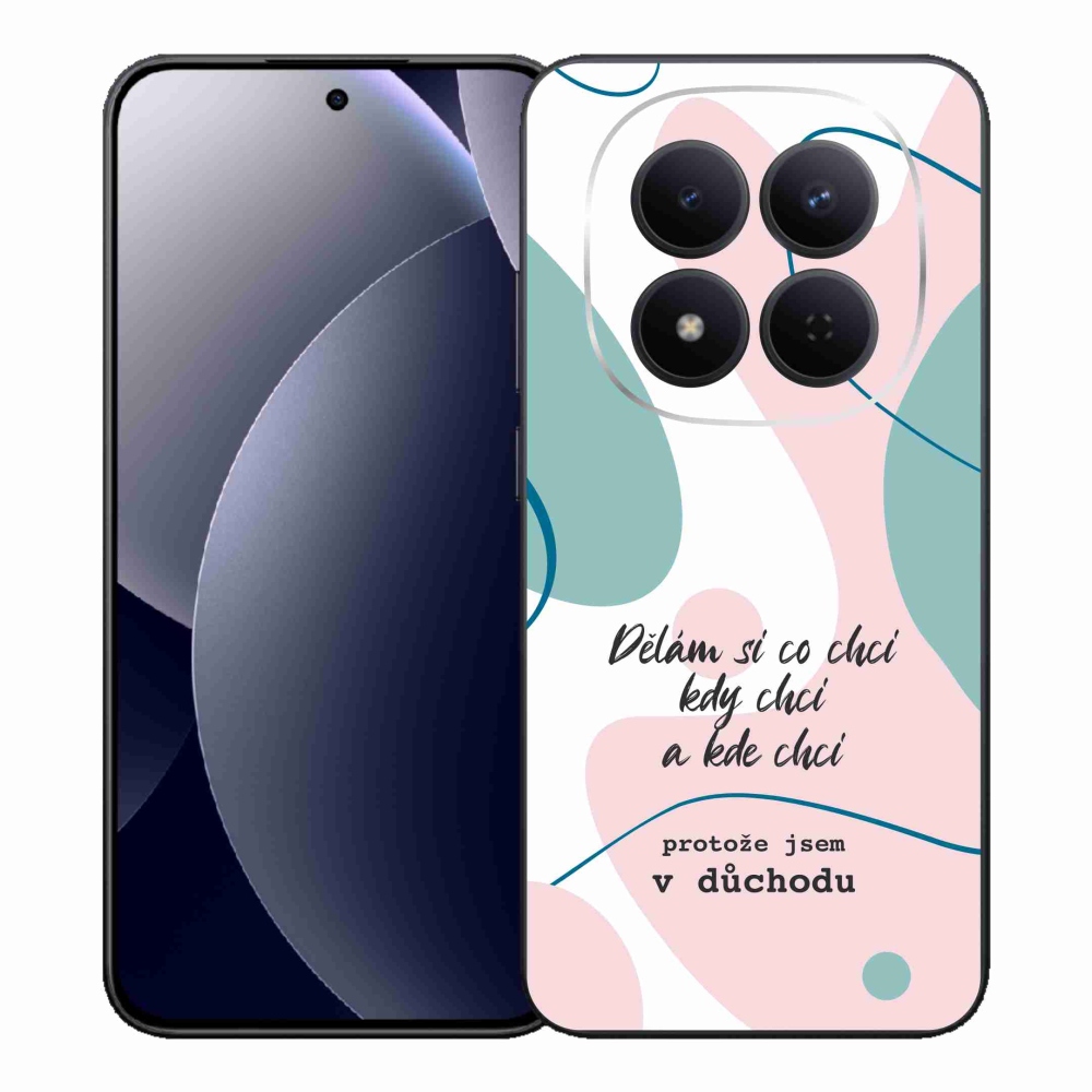 Gél borító mmCase a Xiaomi Redmi Note 15 Pro 5G-hez - vicces szöveg 10 fehér háttérrel