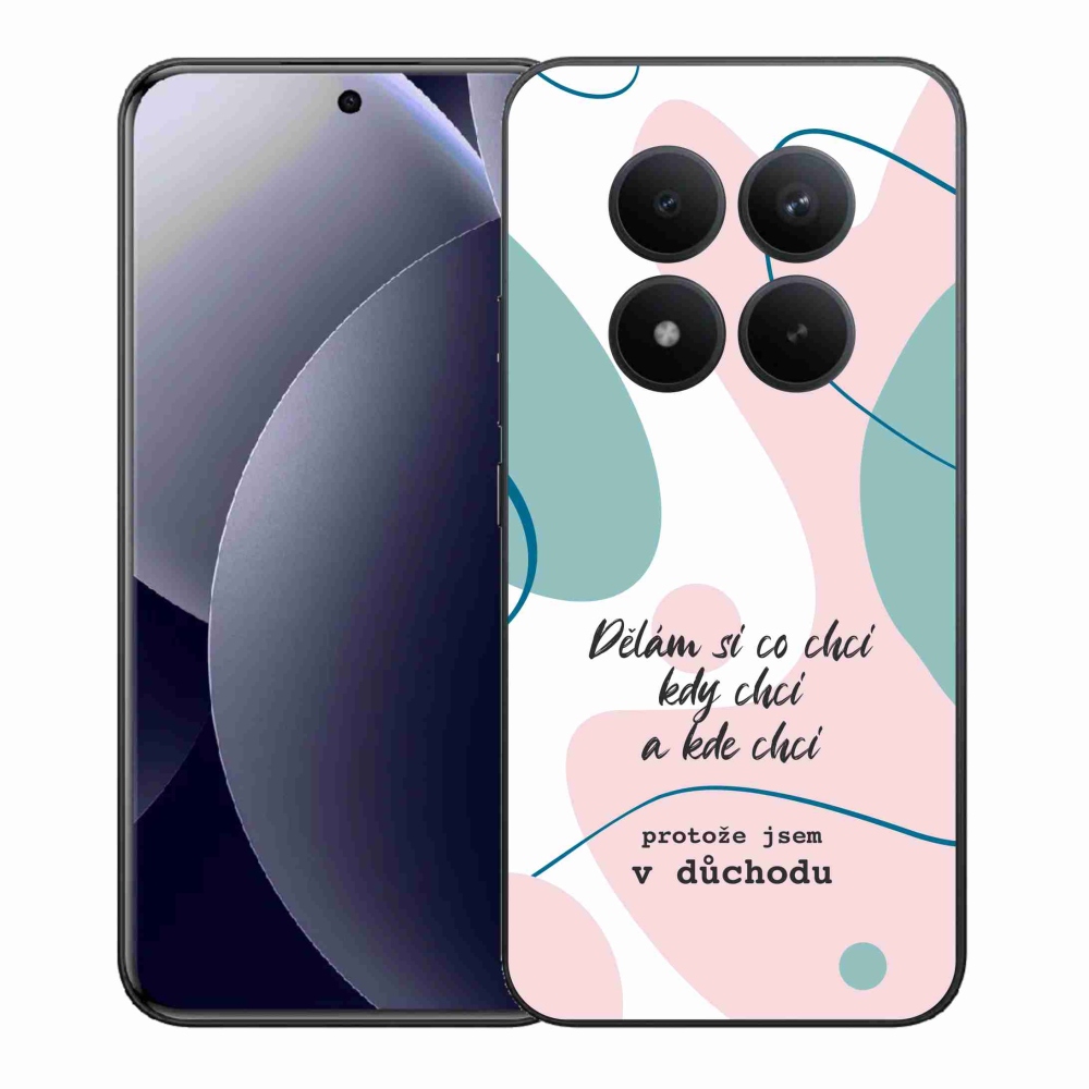 Gél borító mmCase a Xiaomi Redmi Note 15 Pro+ 5G/Xiaomi Poco M8 Pro 5G számára - vicces szöveg 10 fehér háttérrel