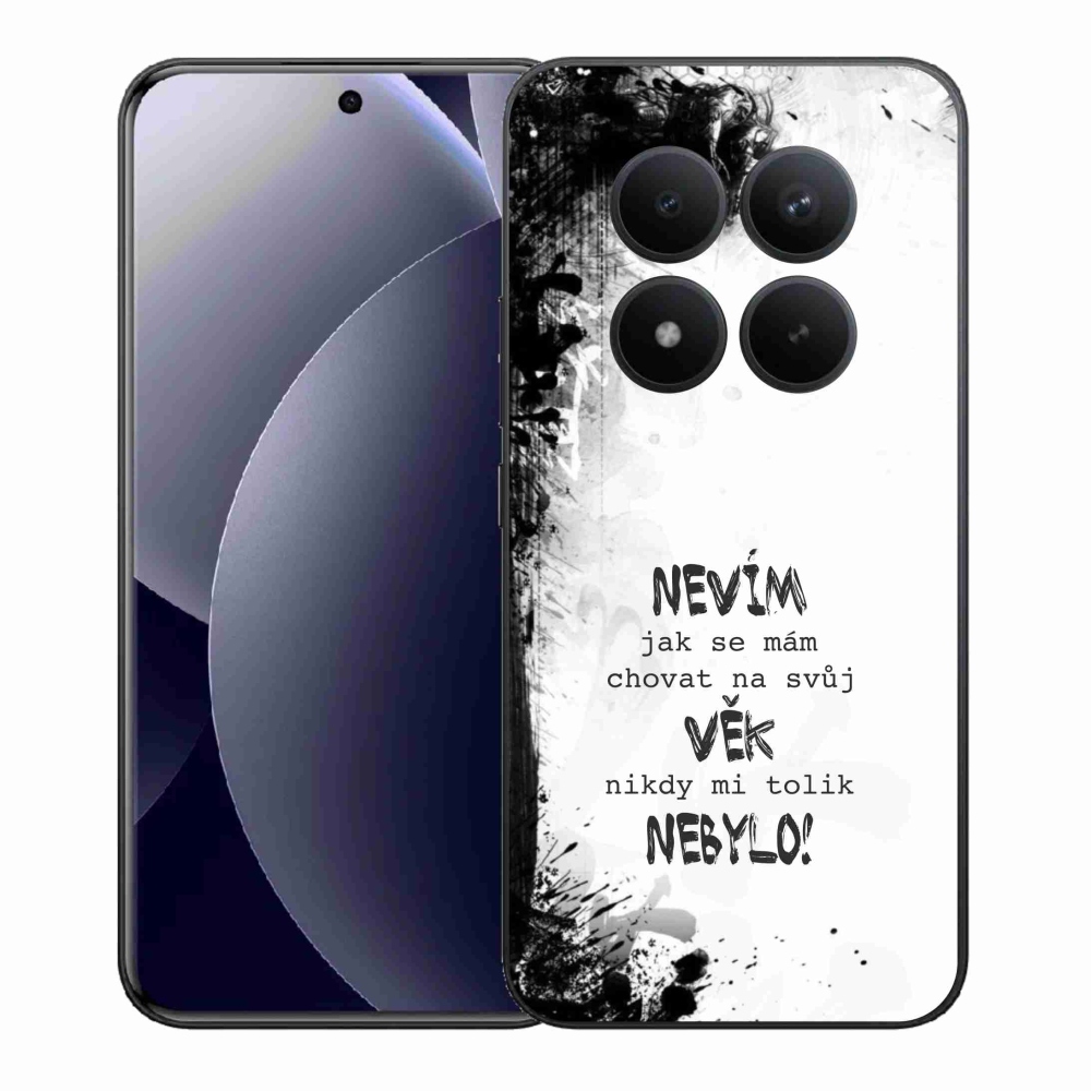 Gél borító mmCase a Xiaomi Redmi Note 15 Pro+ 5G/Xiaomi Poco M8 Pro 5G számára - vicces szöveg 14 fehér háttérrel