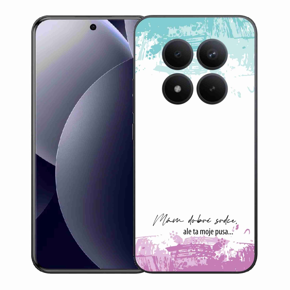 Gél borító mmCase a Xiaomi Redmi Note 15 Pro+ 5G/Xiaomi Poco M8 Pro 5G számára - vicces szöveg 3 fehér háttérrel