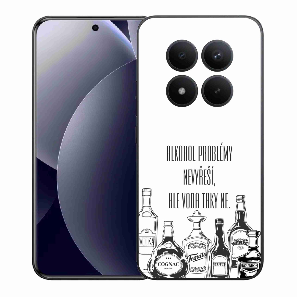 Gél borító mmCase a Xiaomi Redmi Note 15 Pro+ 5G/Xiaomi Poco M8 Pro 5G számára - vicces szöveg fehér háttérrel