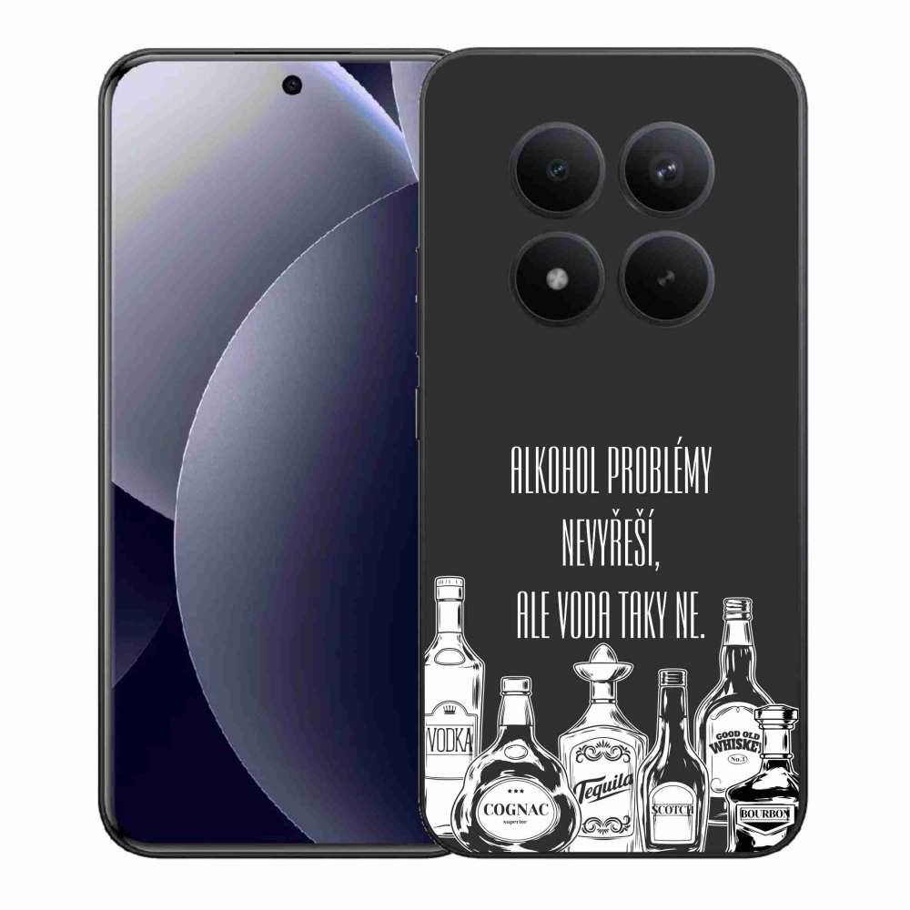 Gél borító mmCase a Xiaomi Redmi Note 15 Pro+ 5G/Xiaomi Poco M8 Pro 5G számára - vicces szöveg fekete háttérrel