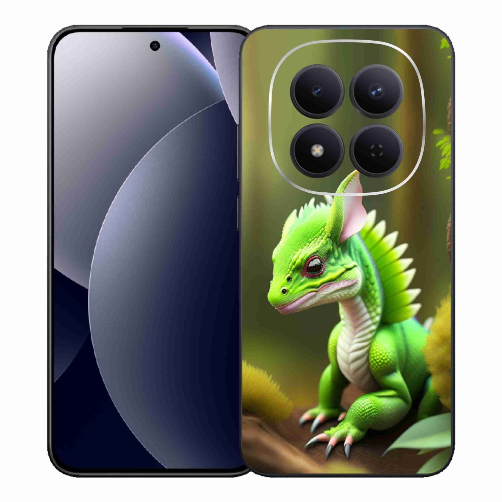 Gél borítás mmCase a Xiaomi Redmi Note 15 Pro 5G számára - zöld sárkány