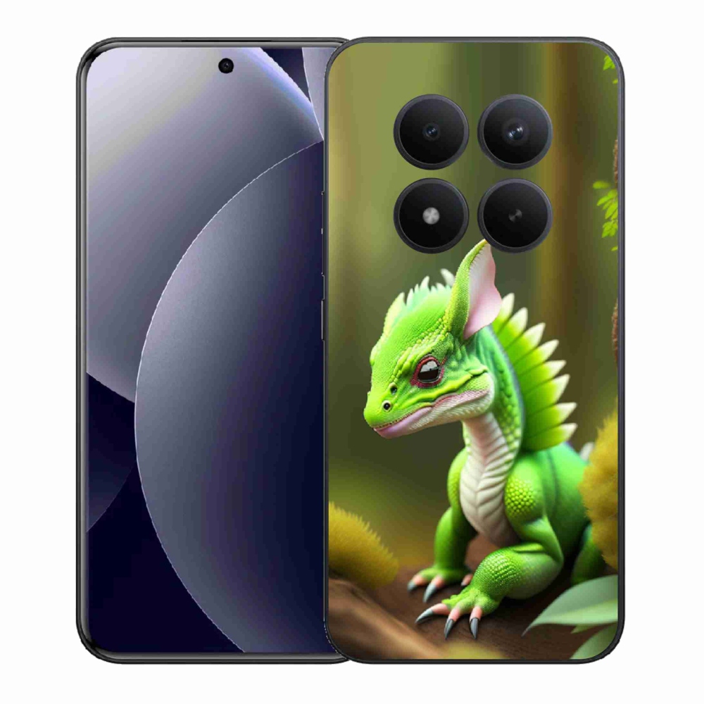 Gél borítás mmCase a Xiaomi Redmi Note 15 Pro+ 5G/Xiaomi Poco M8 Pro 5G - zöld sárkányhoz