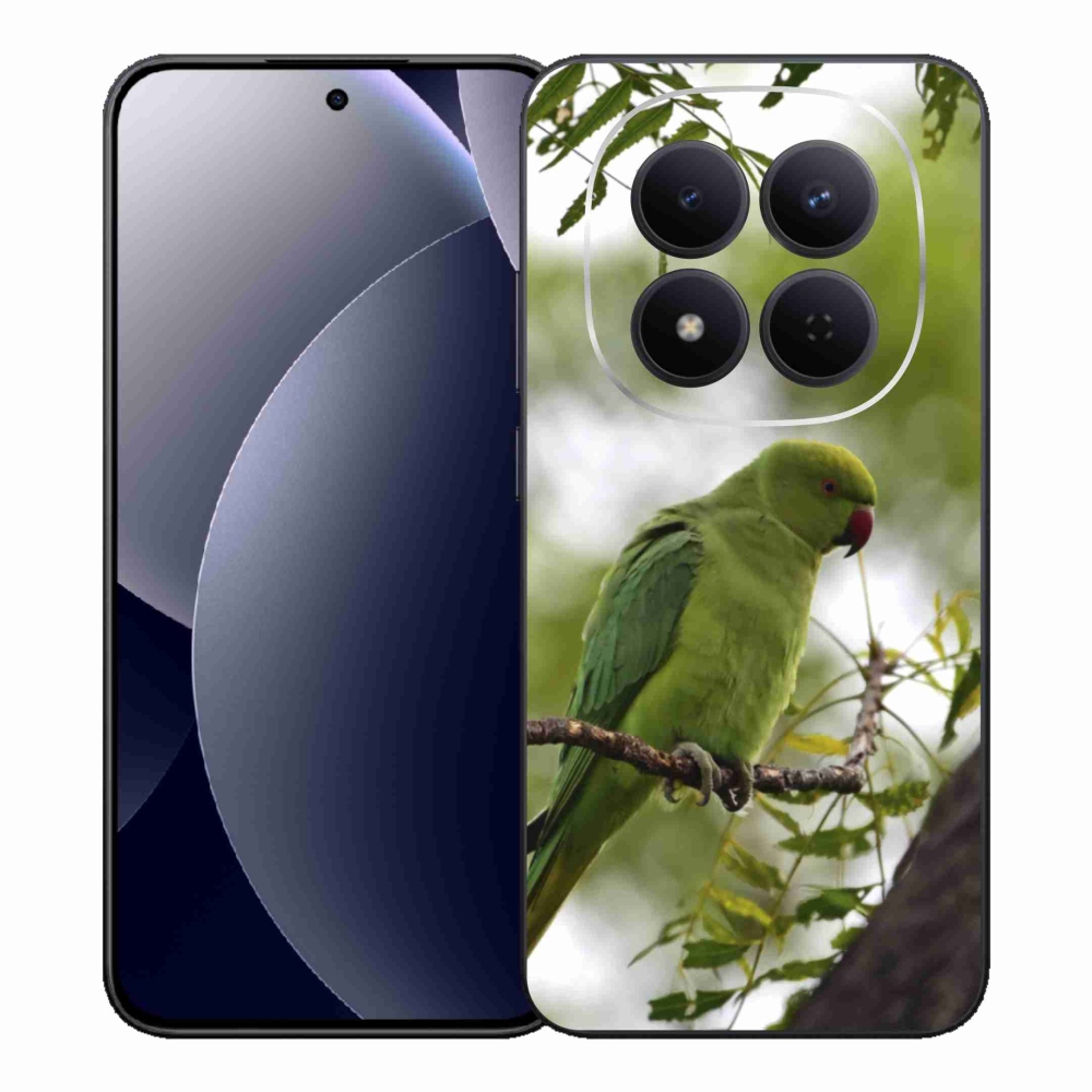 Gél borítás mmCase a Xiaomi Redmi Note 15 Pro 5G-hez - zöld papagáj