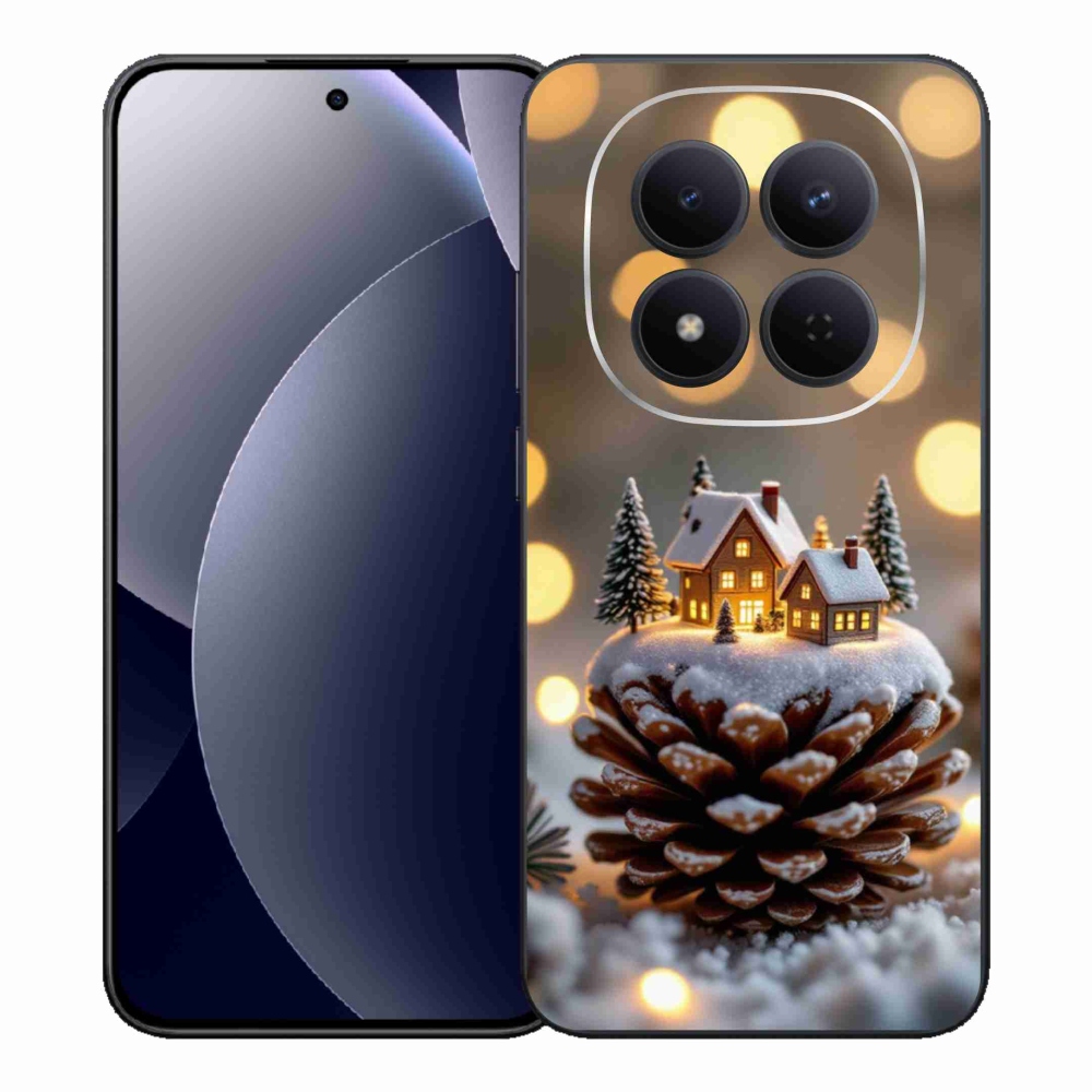 Gél borítás mmCase a Xiaomi Redmi Note 15 Pro 5G - téli falu számára