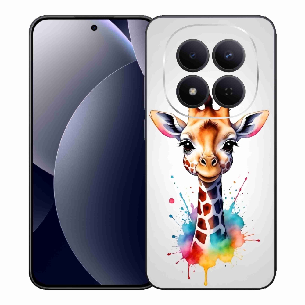 Gél borítás mmCase a Xiaomi Redmi Note 15 Pro 5G-hez - zsiráf 1