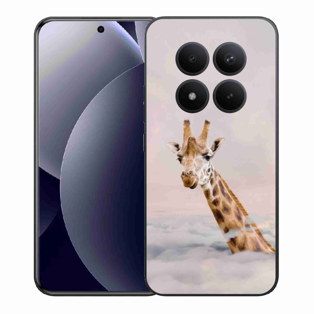 Gél borítás mmCase a Xiaomi Redmi Note 15 Pro+ 5G/Xiaomi Poco M8 Pro 5G számára - zsiráf a felhőkben