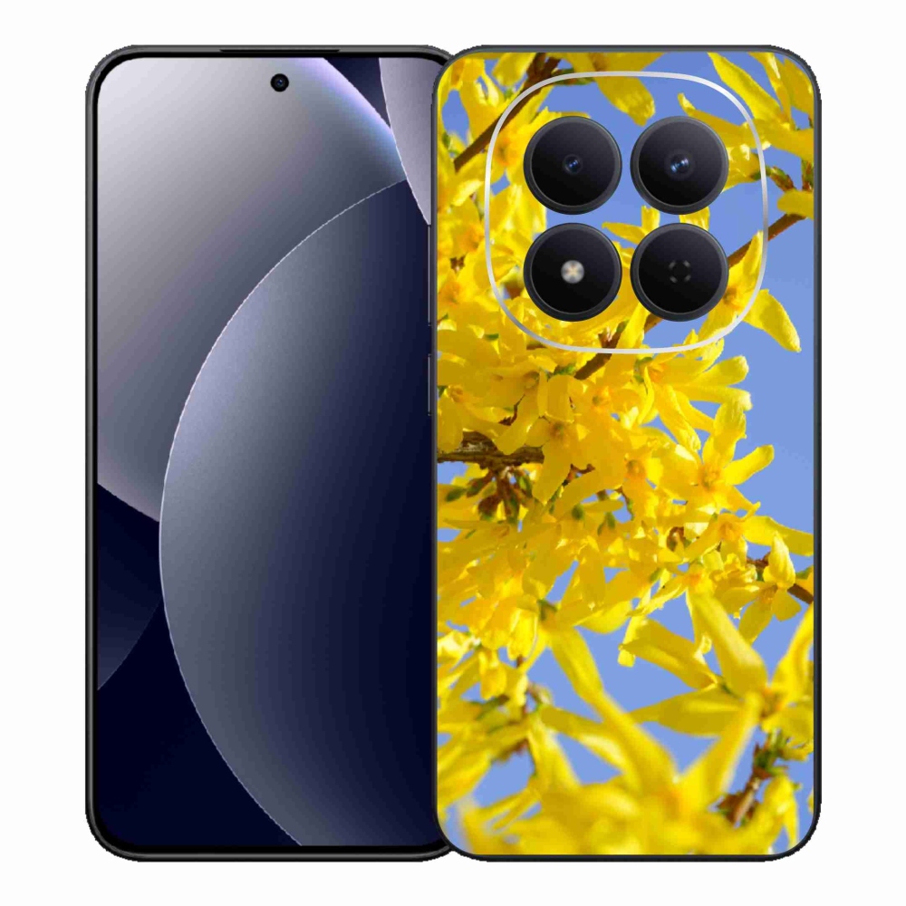 Gél borítás mmCase a Xiaomi Redmi Note 15 Pro 5G számára - sárga virágok