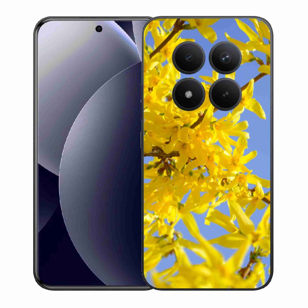 Gél borítás mmCase a Xiaomi Redmi Note 15 Pro+ 5G/Xiaomi Poco M8 Pro 5G számára - sárga virágok