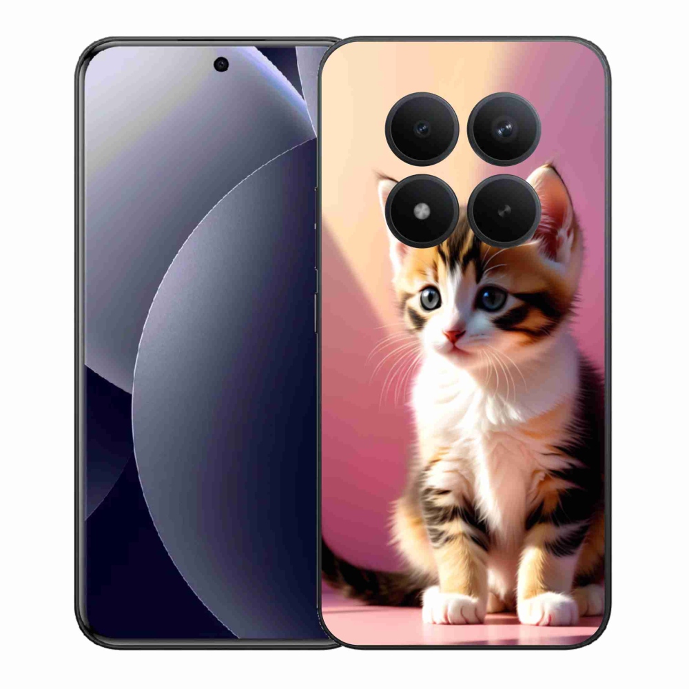 Gél borítás mmCase a Xiaomi Redmi Note 15 Pro+ 5G/Xiaomi Poco M8 Pro 5G számára - kíváncsi cica 2