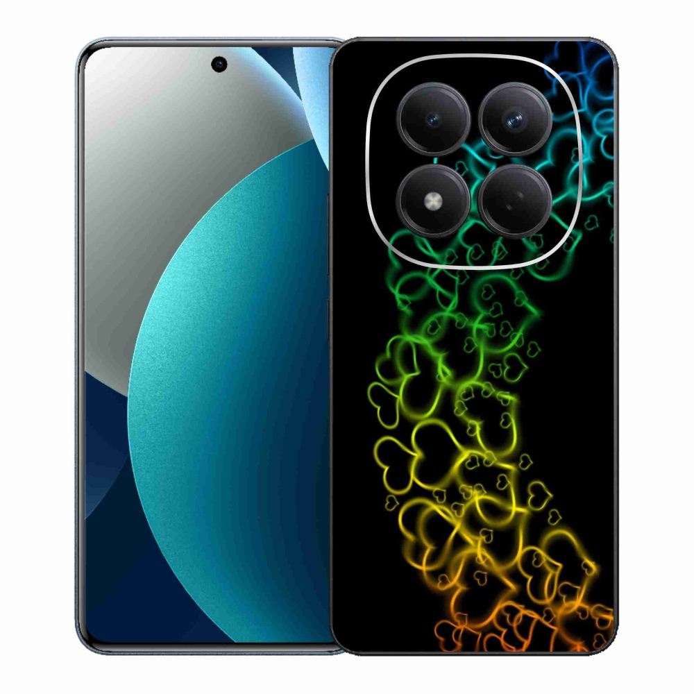 Gél borítás mmCase a Xiaomi Redmi Note 15 Pro készülékhez - színes szívek