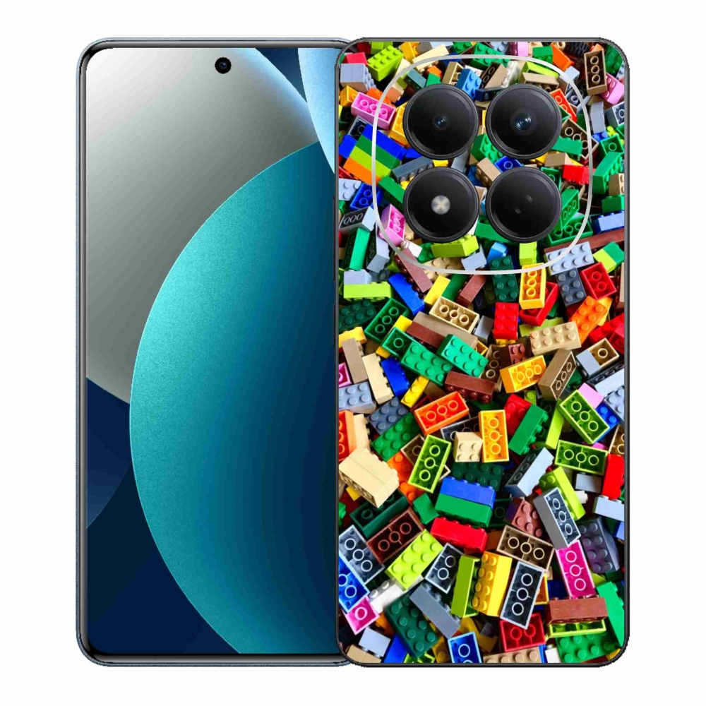 Gél borítás mmCase a Xiaomi Redmi Note 15 Pro számára - színes építőelemek