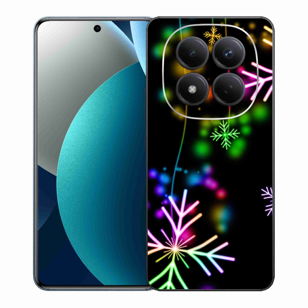 Gél borítás mmCase a Xiaomi Redmi Note 15 Pro számára - színes pelyhekkel