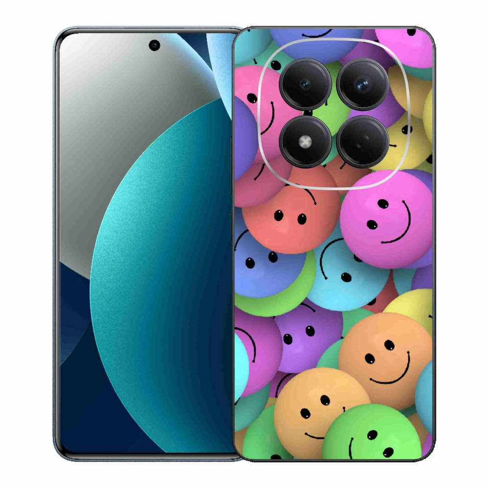 Gél borítás mmCase a Xiaomi Redmi Note 15 Pro számára - színes smiley-k