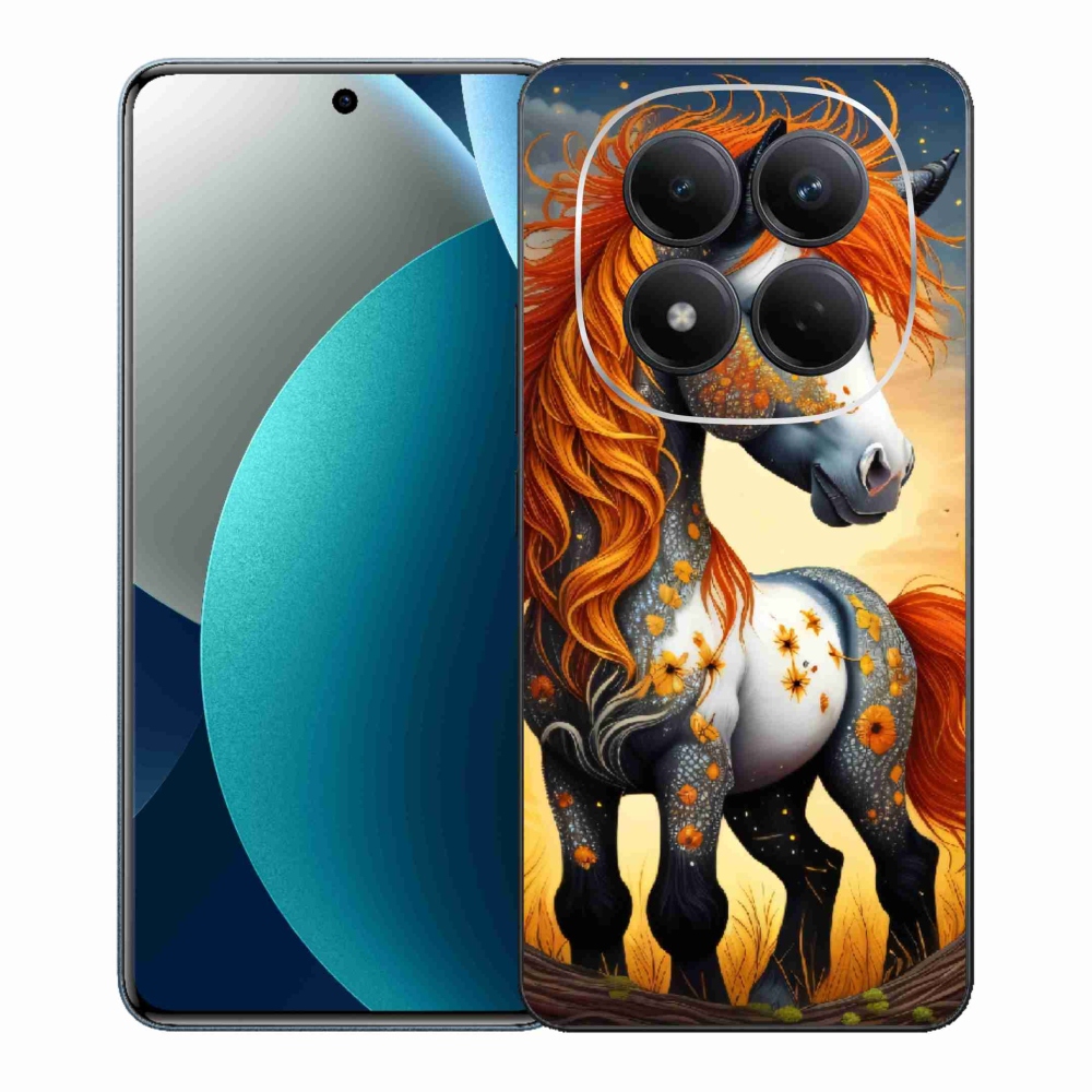 Zselés borítás mmCase a Xiaomi Redmi Note 15 Pro számára - színes póni
