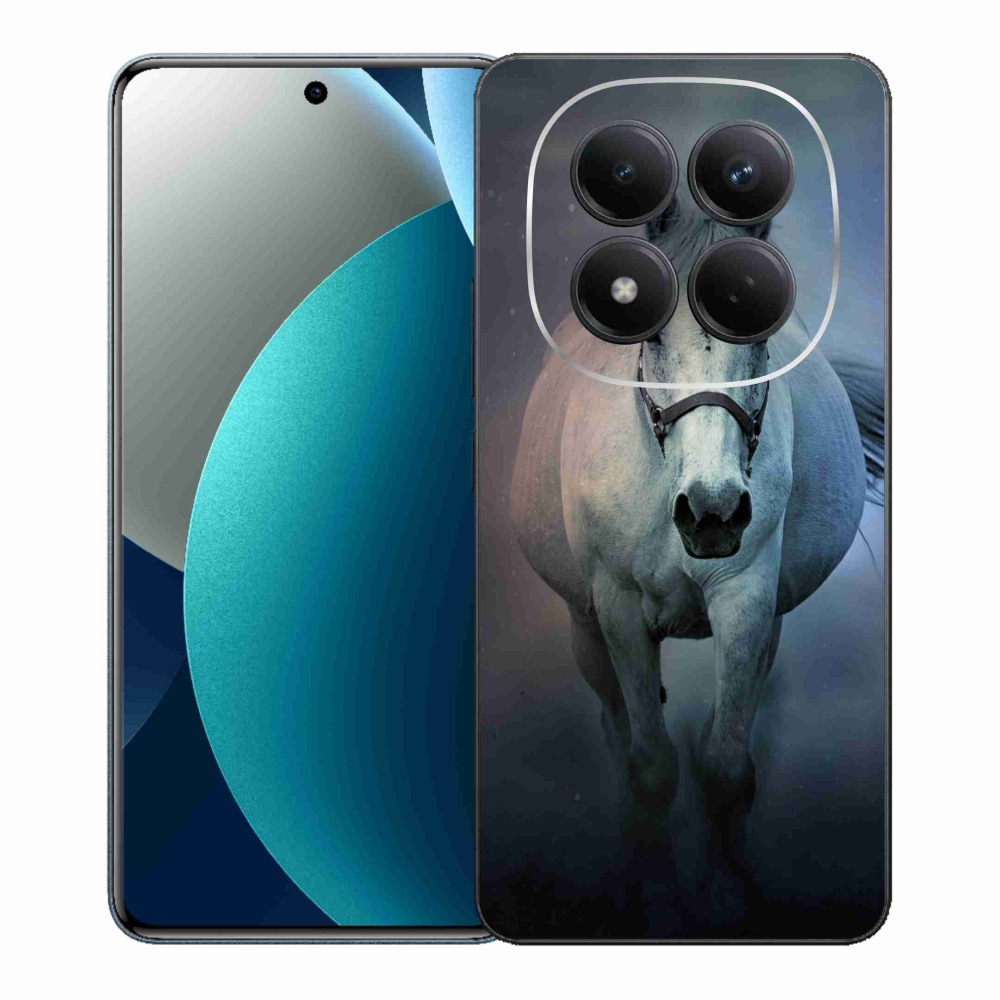 Gél borítás mmCase a Xiaomi Redmi Note 15 Pro számára - futó fehér ló