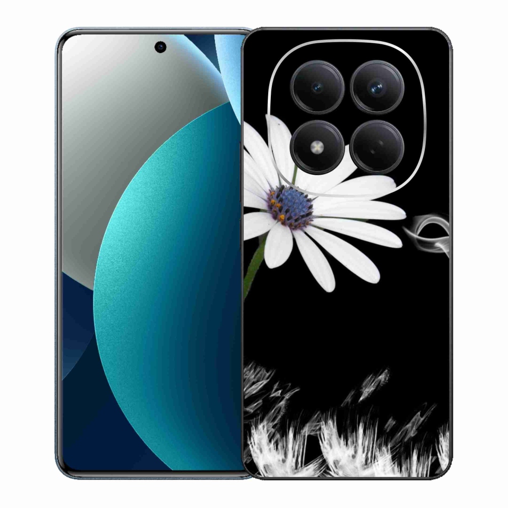 Gél borítás mmCase a Xiaomi Redmi Note 15 Pro-hoz - fehér virág