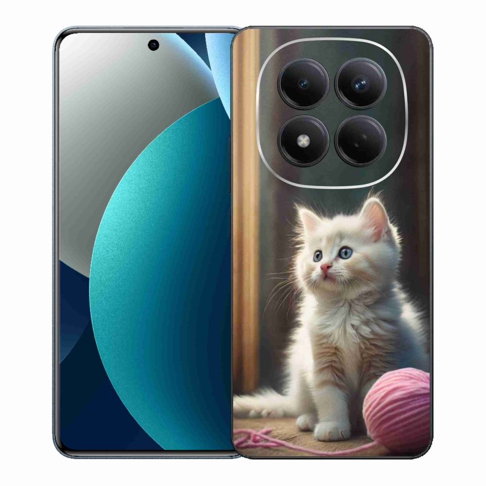 Gél borítás mmCase a Xiaomi Redmi Note 15 Pro készülékhez - fehér cica 2