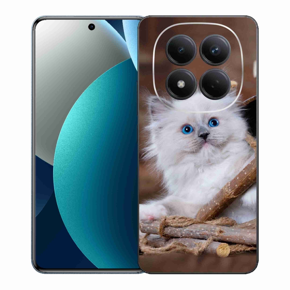 Gél borítás mmCase a Xiaomi Redmi Note 15 Pro készülékhez - fehér cica