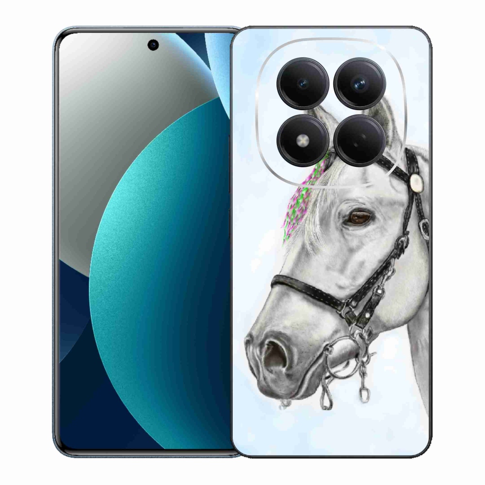 Gél borítás mmCase a Xiaomi Redmi Note 15 Pro-hoz - fehér ló 1