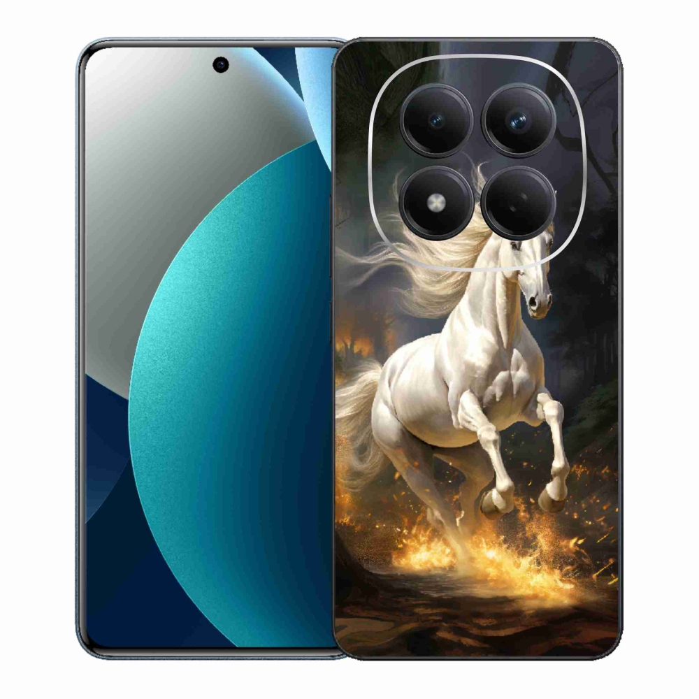 Gél borítás mmCase a Xiaomi Redmi Note 15 Pro-hoz - fehér ló 2