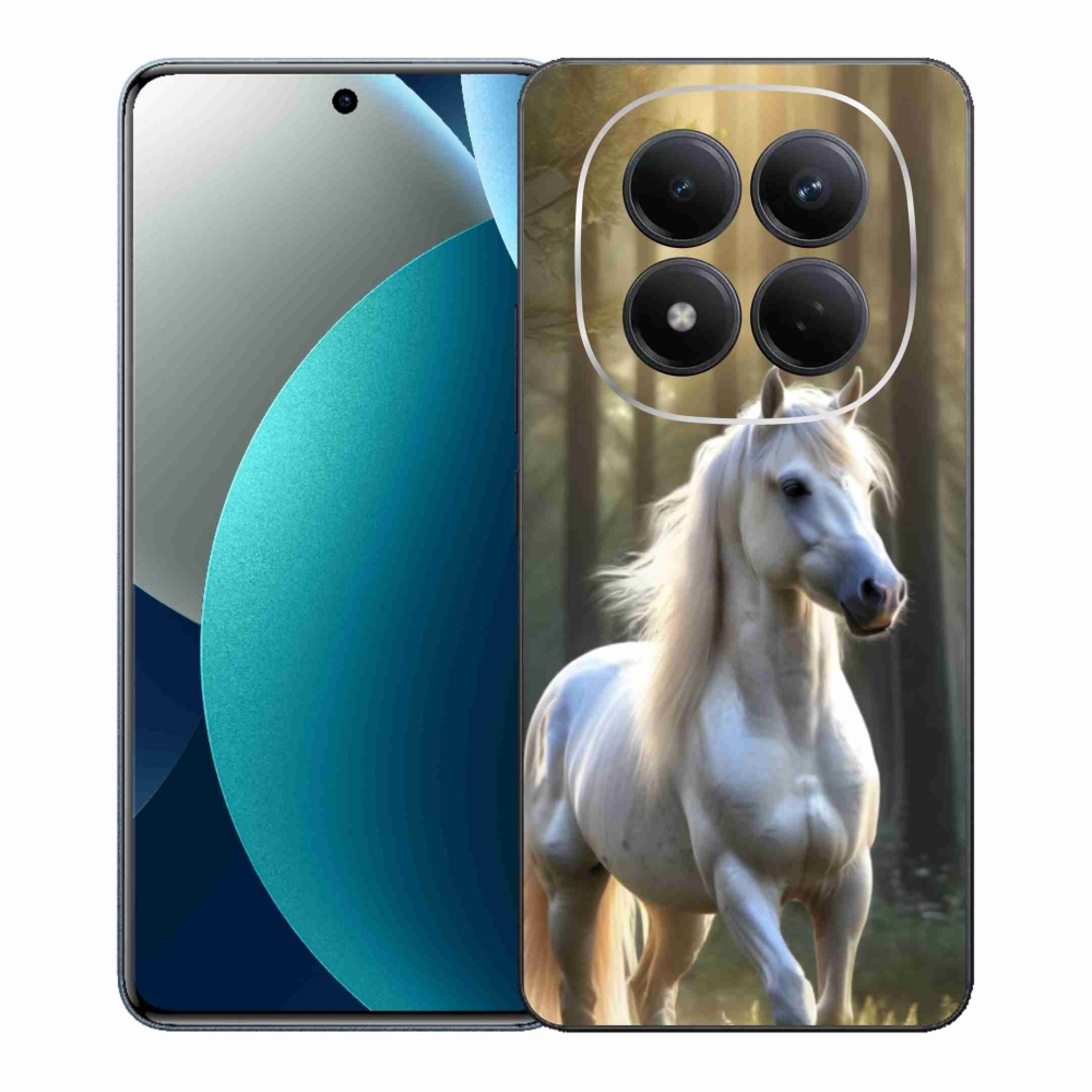 Gél borítás mmCase a Xiaomi Redmi Note 15 Pro-hoz - fehér ló 3