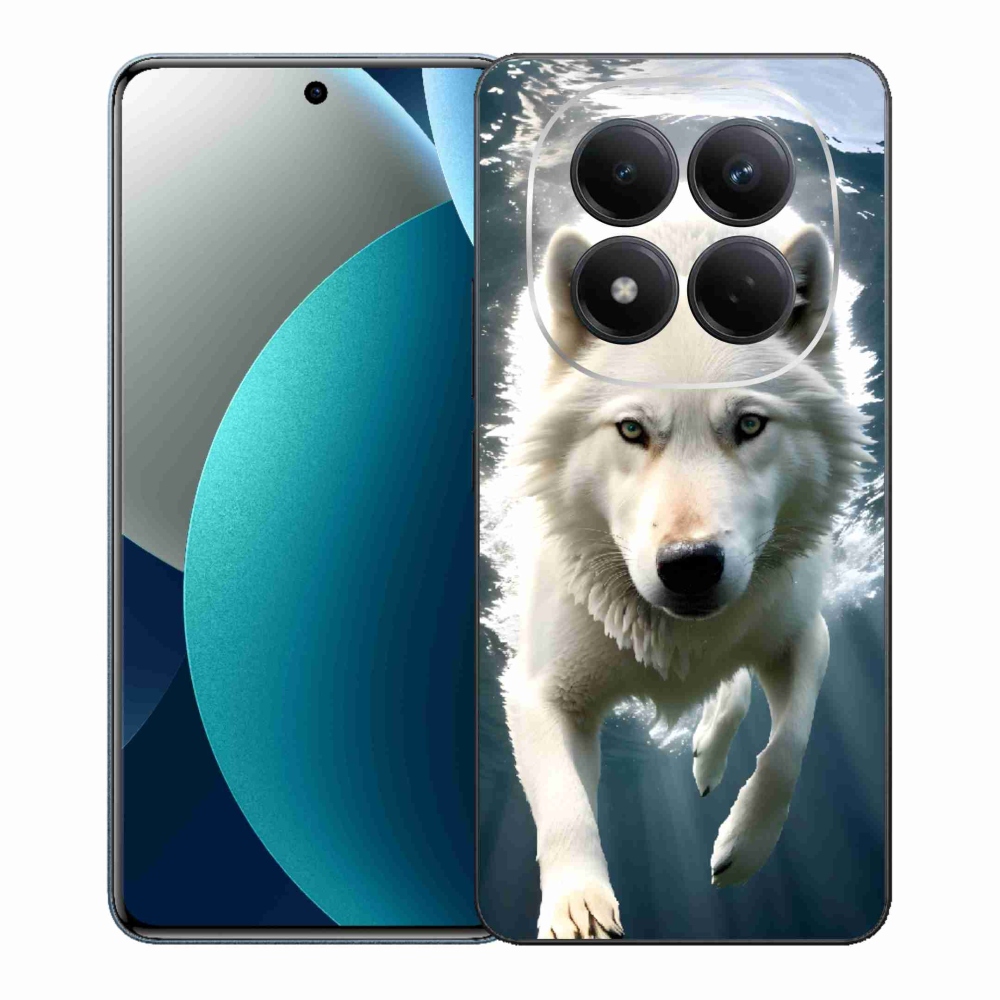 Gél borítás mmCase a Xiaomi Redmi Note 15 Pro készülékhez - fehér farkas