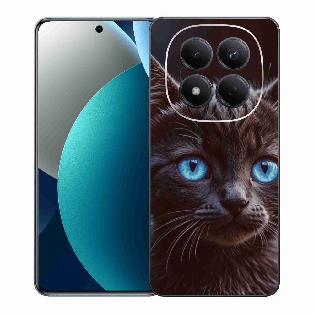 Gél borítás mmCase a Xiaomi Redmi Note 15 Pro-hoz - fekete cica 2