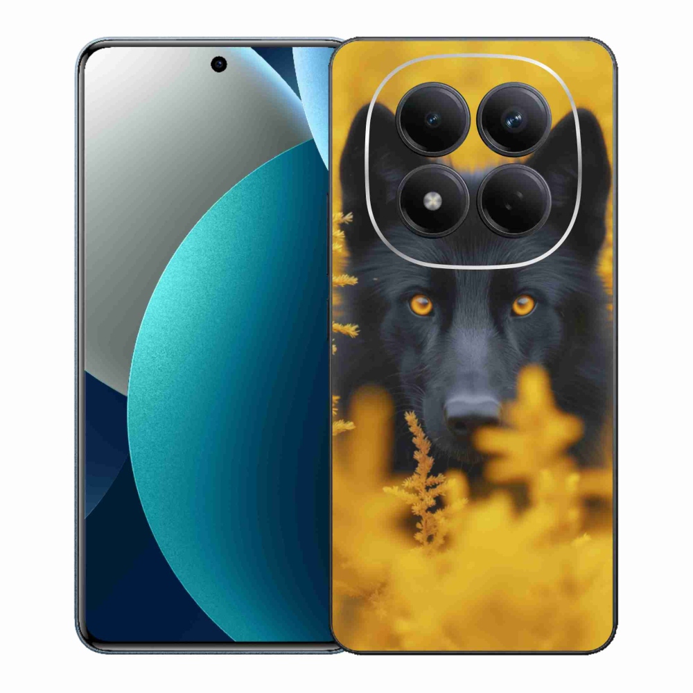 Gél borítás mmCase a Xiaomi Redmi Note 15 Pro-hoz - fekete farkas 2