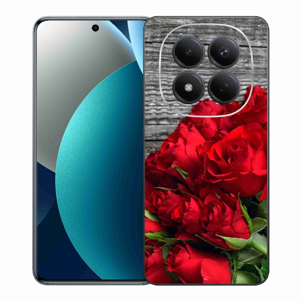 Gél borítás mmCase a Xiaomi Redmi Note 15 Pro készülékhez - piros rózsa