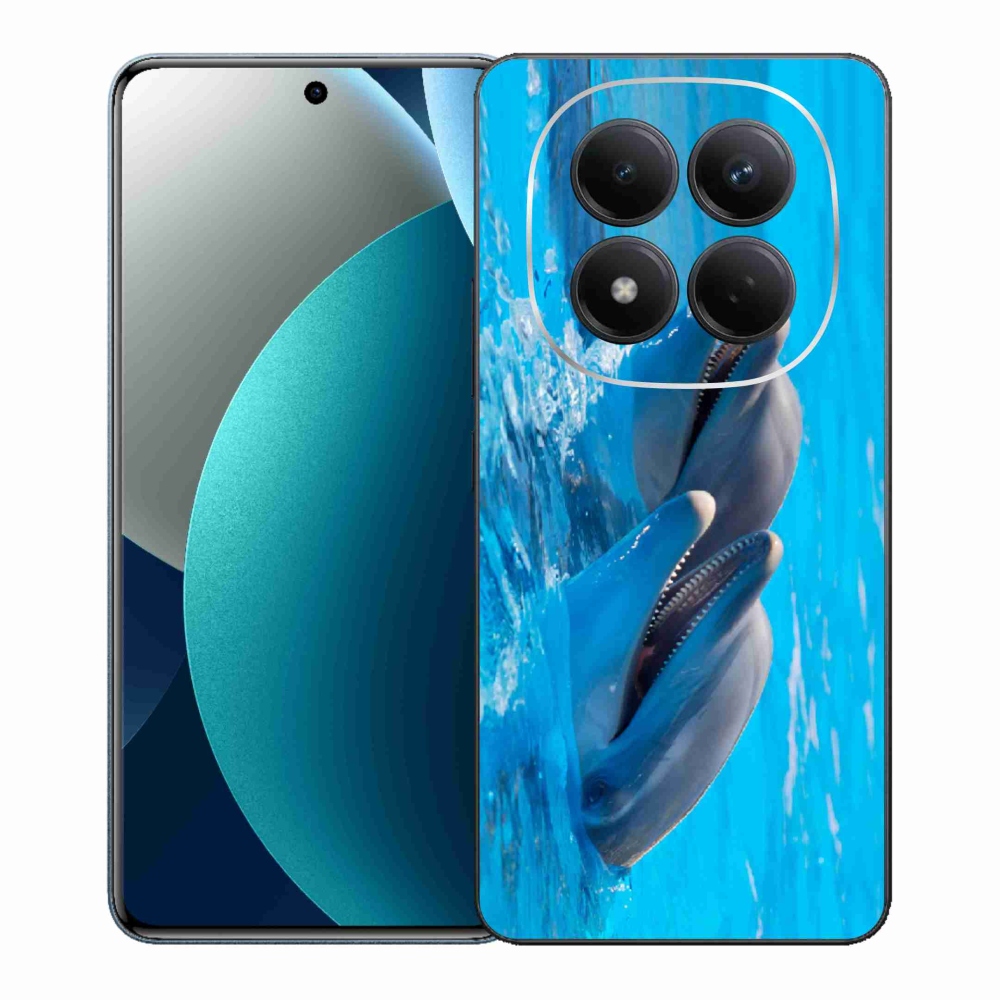 Gél borítás mmCase a Xiaomi Redmi Note 15 Pro számára - delfinek