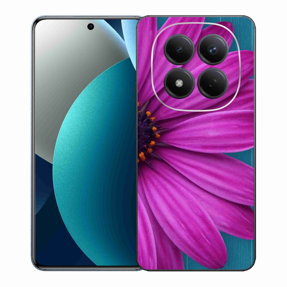 Zselés borítás mmCase a Xiaomi Redmi Note 15 Pro készülékhez - lila margaréta