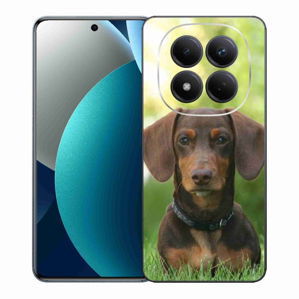 Gél borítás mmCase a Xiaomi Redmi Note 15 Pro készülékhez - barna tacskó