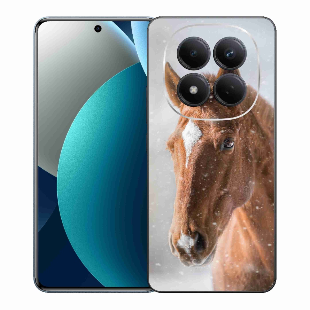 Gél borítás mmCase a Xiaomi Redmi Note 15 Pro-hoz - barna ló 2