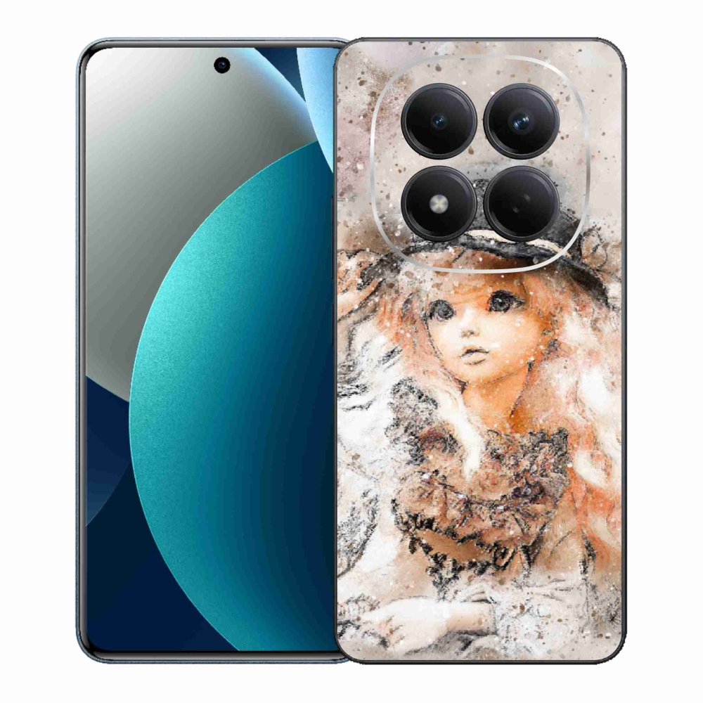 Gél borítás mmCase a Xiaomi Redmi Note 15 Pro számára - lány kalapban