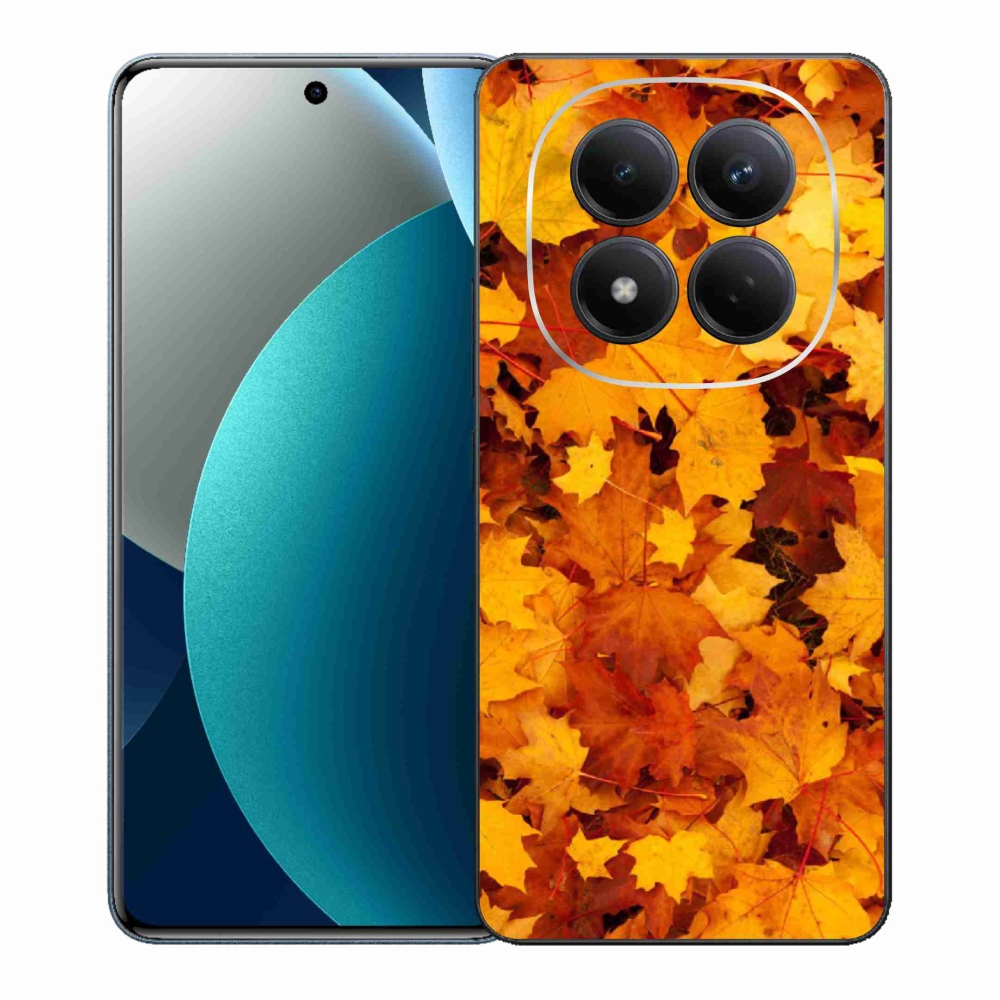 Gél borítás mmCase a Xiaomi Redmi Note 15 Pro számára - juharlevelek