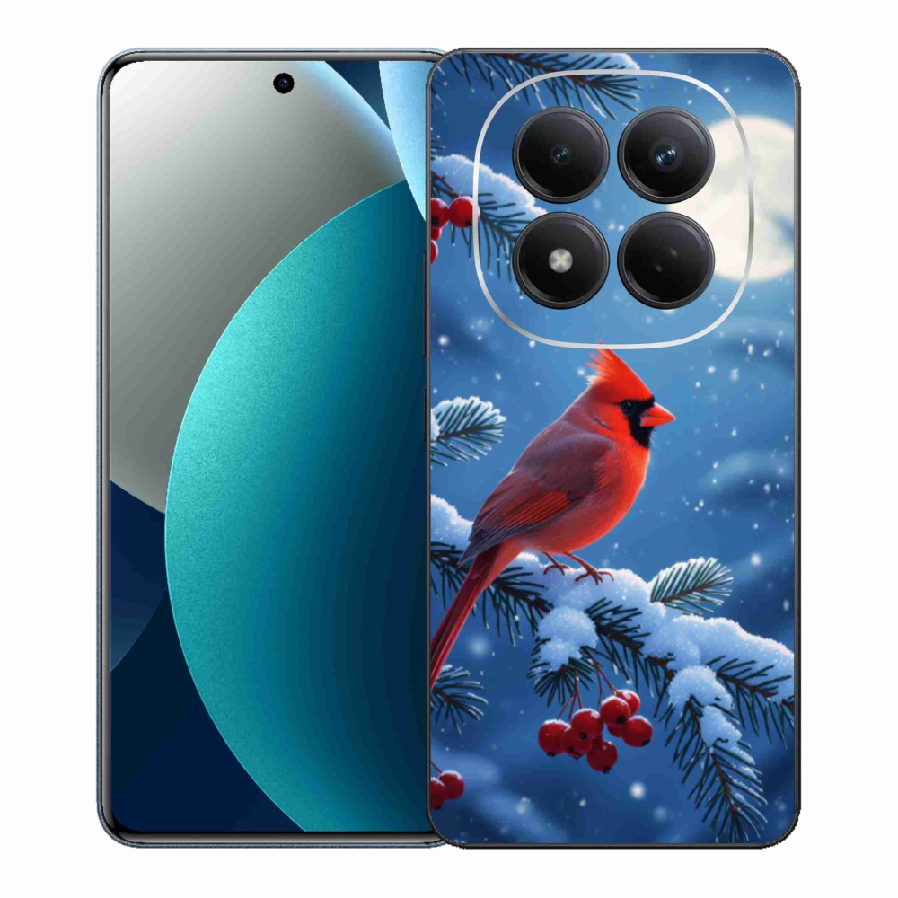 Zselés borítás mmCase a Xiaomi Redmi Note 15 Pro készülékhez - bíborvörös színű