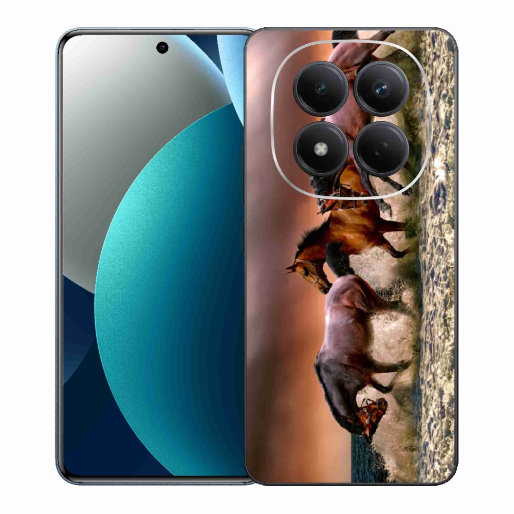 Gél borítás mmCase a Xiaomi Redmi Note 15 Pro-hoz - lovak 1