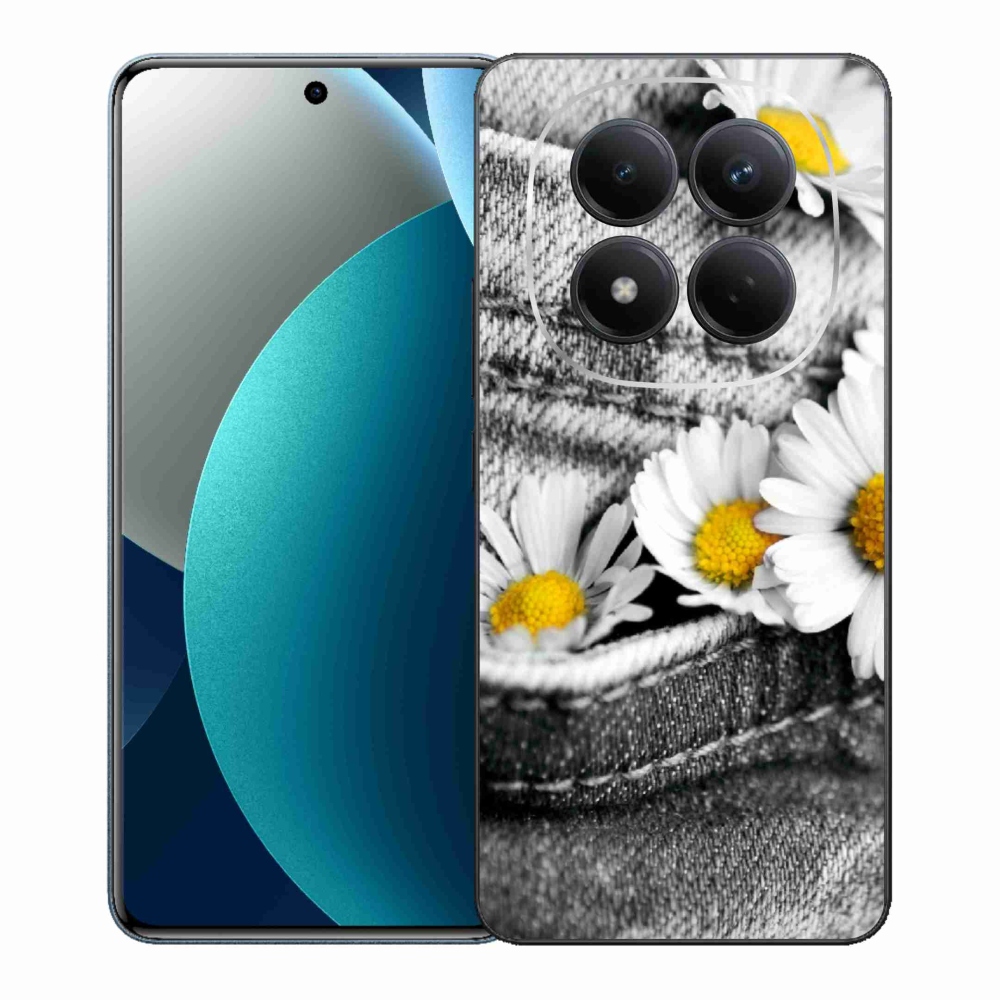 Gél borítás mmCase a Xiaomi Redmi Note 15 Pro készülékhez - margaréták