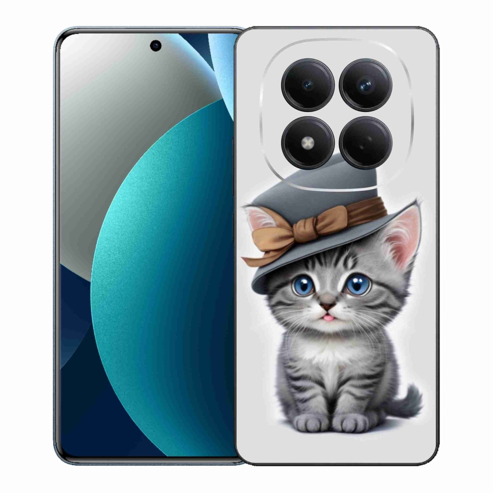 Gél borítás mmCase a Xiaomi Redmi Note 15 Pro számára - cica sapkával
