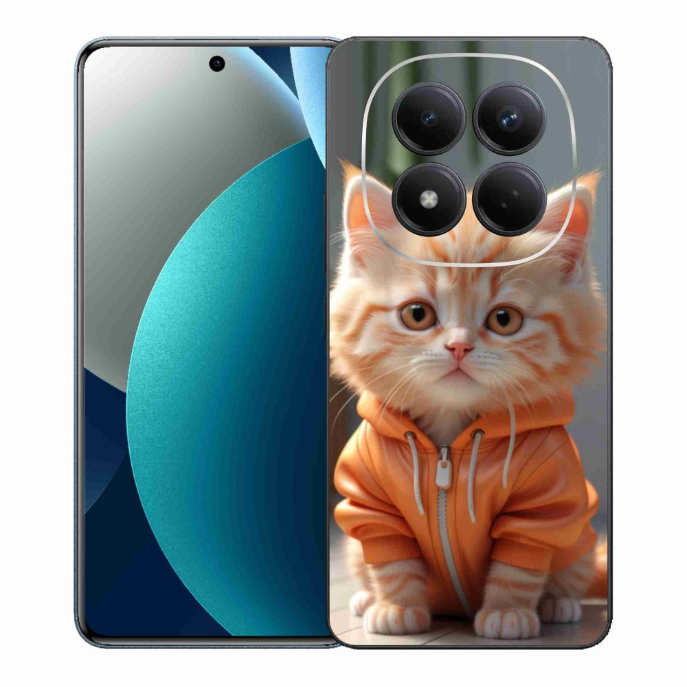 Gél borítás mmCase a Xiaomi Redmi Note 15 Pro számára - cica melegítőben