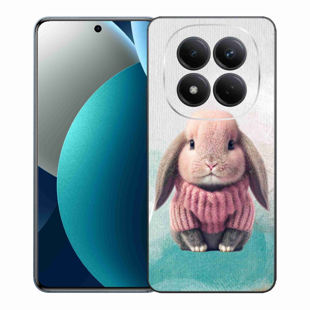 Gél borítás mmCase a Xiaomi Redmi Note 15 Pro számára - nyúl pulóverben