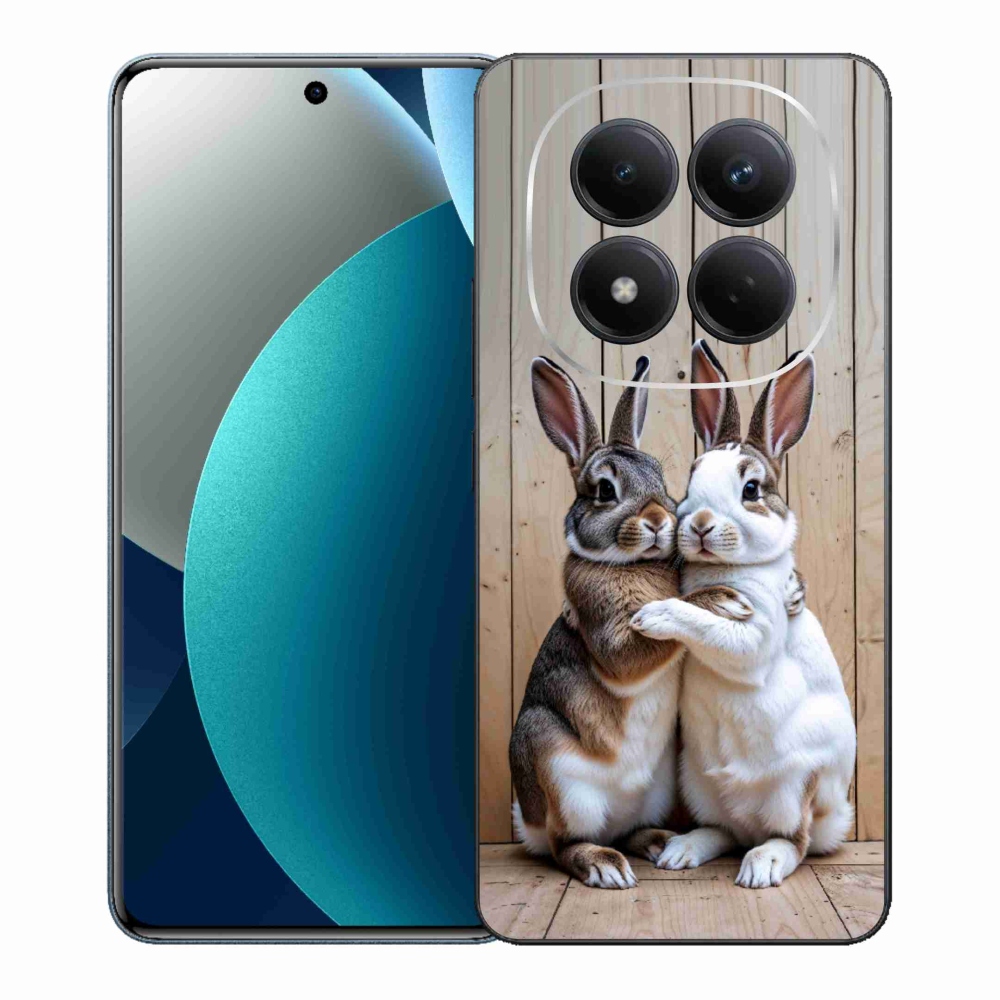 Gél borítás mmCase a Xiaomi Redmi Note 15 Pro számára - nyúl pár