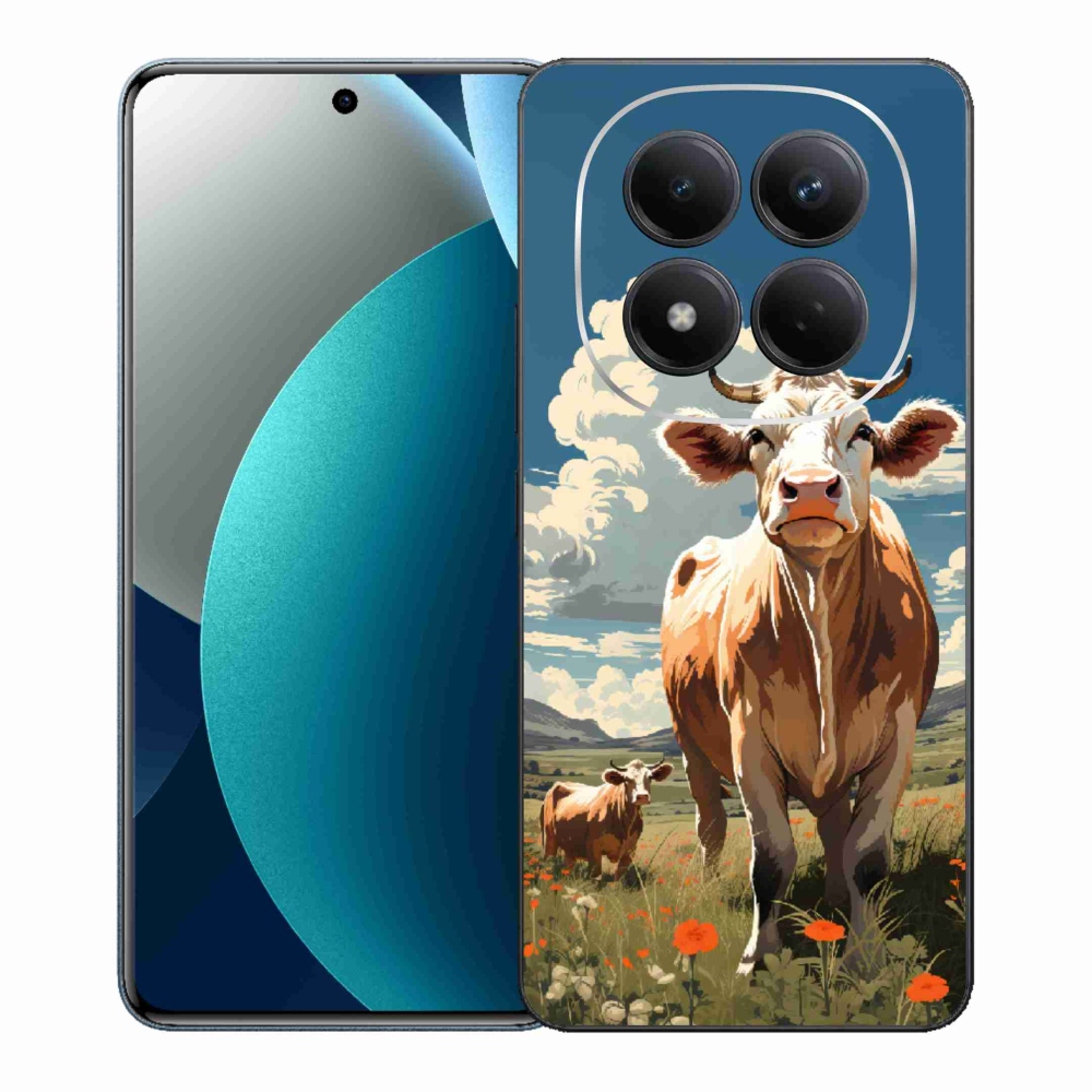 Gél borítás mmCase a Xiaomi Redmi Note 15 Pro számára - tehenek a réten
