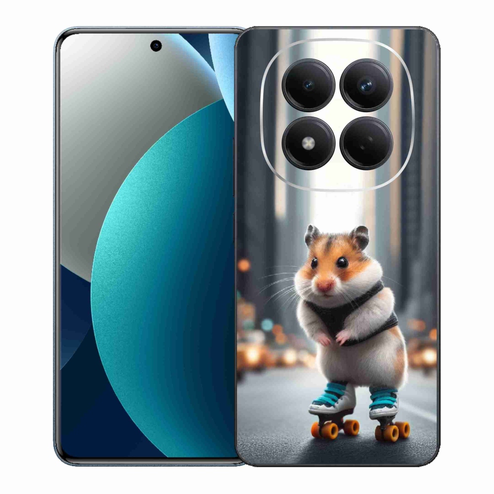 Gél borítás mmCase a Xiaomi Redmi Note 15 Pro számára - hörcsög a korcsolyán