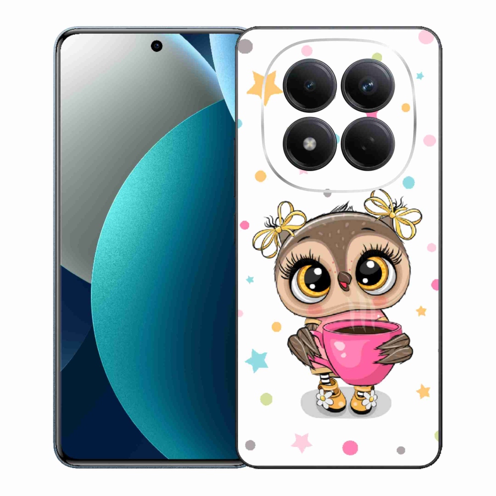 Gél borítás mmCase a Xiaomi Redmi Note 15 Pro számára - rajzfilm bagoly