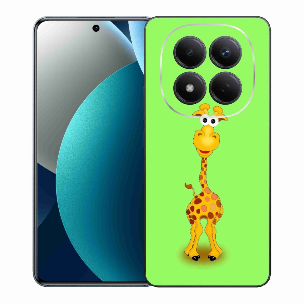 Gél borítás mmCase a Xiaomi Redmi Note 15 Pro számára - rajzfilm zsiráf